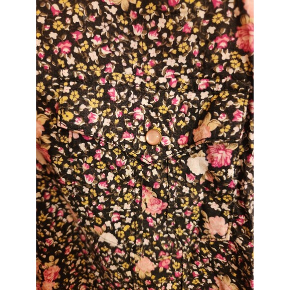 Ariat Women's Floral-Print Longsleeve Buttoned Rodeo Shirt Size XL - Picture 7 of 11